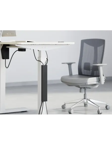 Equip 650865 organizador de cables Escritorio Bandeja de cables Negro