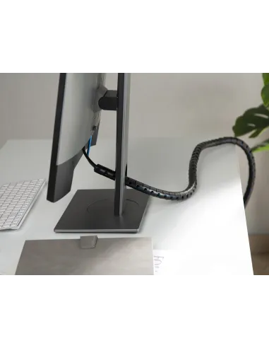 Equip 650867 organizador de cables Escritorio Pasacables Negro