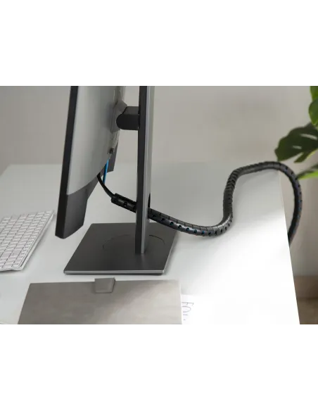 Equip 650867 organizador de cables Escritorio Pasacables Negro