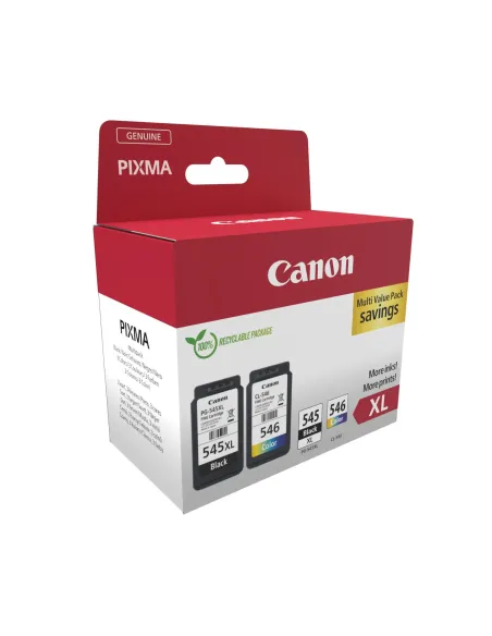 Canon 8286B012 cartucho de tinta 2 pieza(s) Original Alto rendimiento (XL) Negro, Cian, Magenta, Amarillo