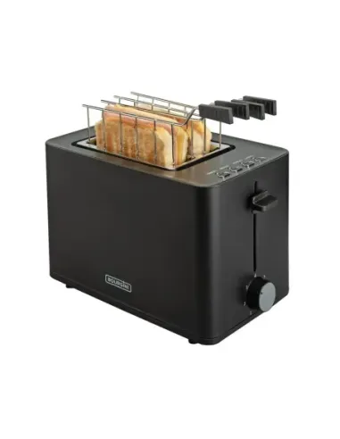 Tostadora bourgini con accesorios sandwich color negro 140402