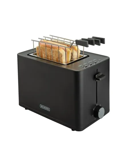 Tostadora bourgini con accesorios sandwich color negro 140402