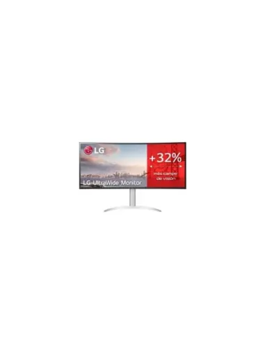 Monitor Profesional Ultrapanorámico LG UltraWide 34WQ650-W 34"/ WFHD/ Multimedia/ Regulable en Altura/ Plata y Blanco