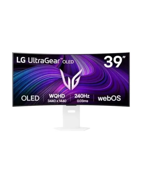 Monitor curvo gaming 39 pulgadas lg 39gx90sa - w wqhd 240hz