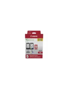 Cartucho de Tinta Original Canon PG-575XL + CL576XL Multipack Alta Capacidad/ Negro/ Tricolor + Papel Fotográfico