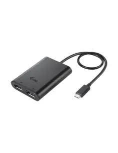 Adaptador usb tipo c a displayport i - tec macho - hembra -  negro