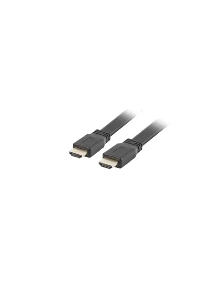 Cable hdmi lanberg macho - macho v2.0 4k plano 1m negro