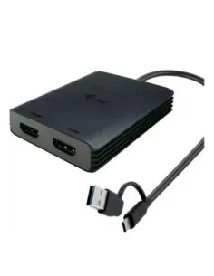 Adaptador usb tipo a - usb tipo c a hdmi i - tec macho - hembra -  negro