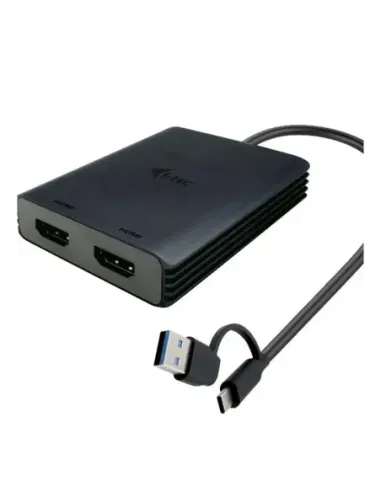 Adaptador usb tipo a - usb tipo c a hdmi i - tec macho - hembra -  negro