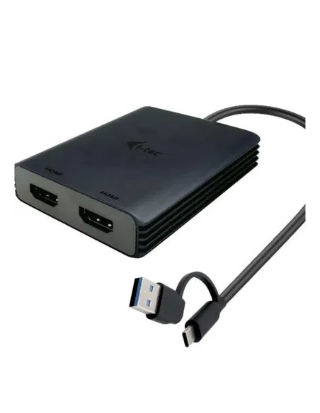 Adaptador usb tipo a - usb tipo c a hdmi i - tec macho - hembra -  negro