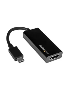 Cable usb tipo c a hdmi startech 0.147m -  macho - hembra -  negro