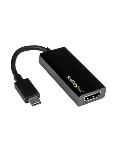 Cable usb tipo c a hdmi startech 0.147m -  macho - hembra -  negro