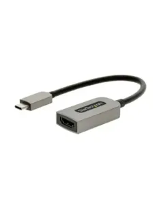 Adaptador usb tipo c a hdmi 4k uhd startech 13cm - macho - hembra - gris