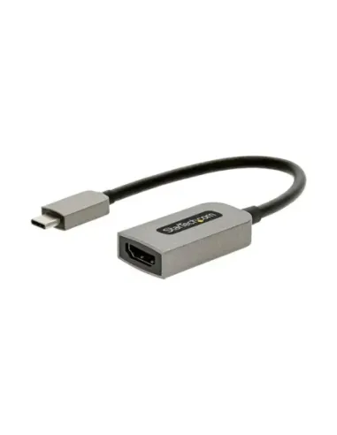 Adaptador usb tipo c a hdmi 4k uhd startech 13cm - macho - hembra - gris