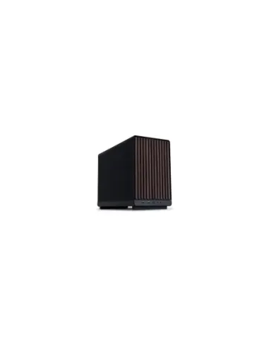 Caja ordenador gaming lian li a3 matx cristal templado madera negra