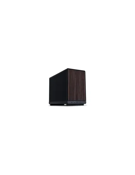 Caja ordenador gaming lian li a3 matx cristal templado madera negra