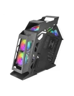 Caja ordenador mars gaming mc61 premium matx argb cristal templado negro