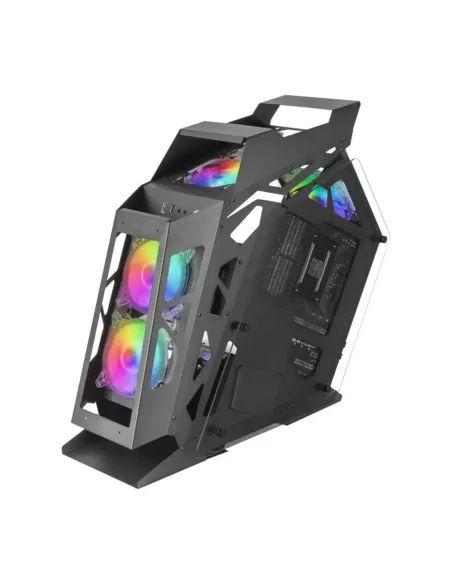 Caja ordenador mars gaming mc61 premium matx argb cristal templado negro