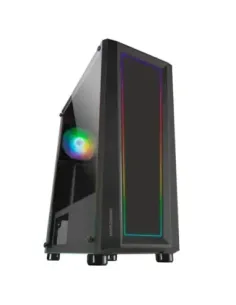 Caja ordenador mars gaming mcart negro atx 1 x usb 3.0 2 x usb 2.0 1 x 120mm frgb