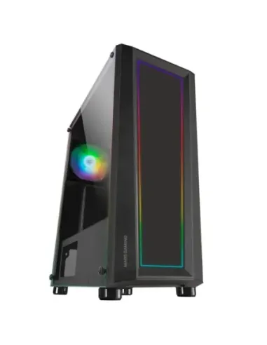 Caja ordenador mars gaming mcart negro atx 1 x usb 3.0 2 x usb 2.0 1 x 120mm frgb
