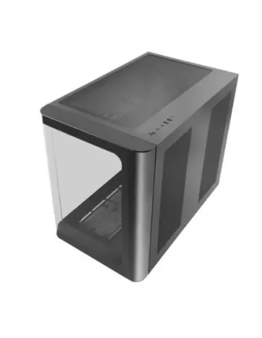 Caja ordenador mars gaming mcfusion atx cristal templado negro