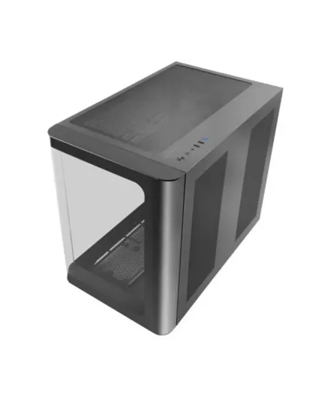 Caja ordenador mars gaming mcfusion atx cristal templado negro