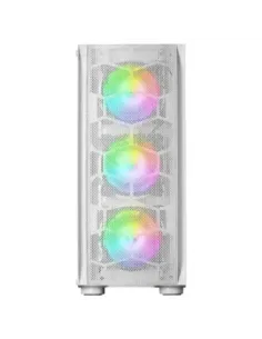 Caja ordenador mars gaming mc - kx blanco e - atx 1 x usb 3.0 2 x usb 2.0 5 x 120mm argb
