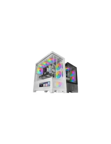 Caja Gaming Semitorre Mars Gaming MC-LCDX/ Blanca