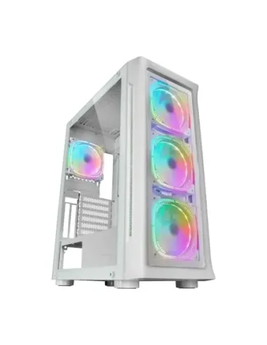 Caja ordenador mars gaming mc - neo e - atx cristal templado blanco
