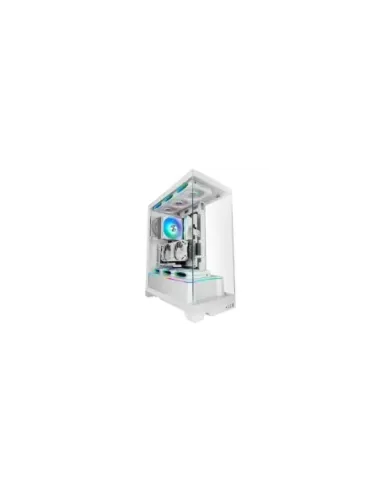 Caja Gaming Semitorre Mars Gaming MC-PRISMA/ Blanca