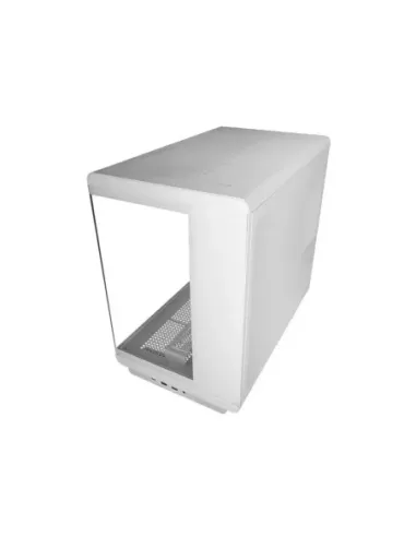 Caja ordenador mars gaming mcrev atx argb cristal templado blanco