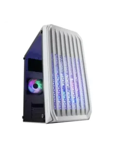 Caja ordenador mars gaming mc - s2 frgb cristal templado blanco
