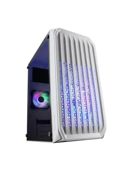 Caja ordenador mars gaming mc - s2 frgb cristal templado blanco