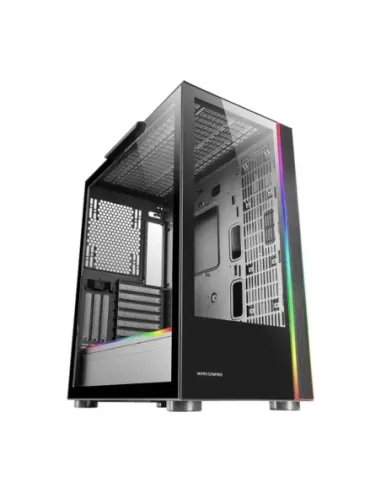 Caja ordenador mars gaming mcult e - atx cristal templado negro
