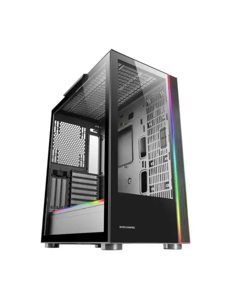Caja ordenador mars gaming mcult e - atx cristal templado negro