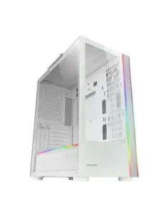 Caja ordenador mars gaming mcult e - atx cristal templado blanco