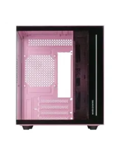 Caja ordenador mars gaming mcviewp matx cristal templado rosa
