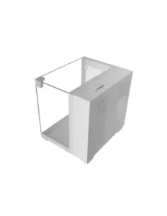 Caja ordenador mars gaming mcvisionmw matx cristal templado blanca