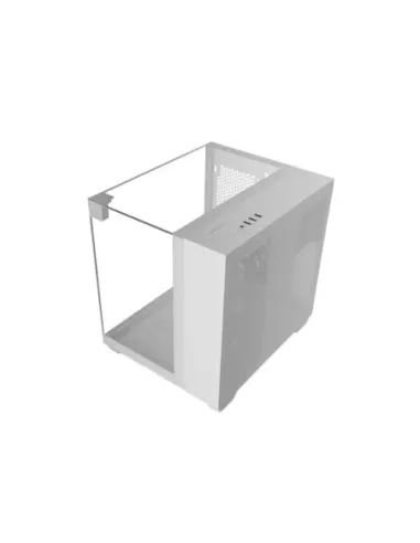 Caja ordenador mars gaming mcvisionmw matx cristal templado blanca