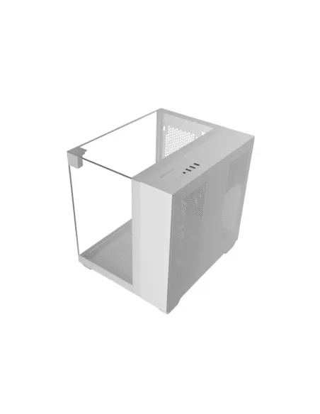 Caja ordenador mars gaming mcvisionmw matx cristal templado blanca