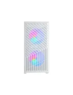 Caja ordenador mars gaming mcvortexw matx frgb cristal templado blanca