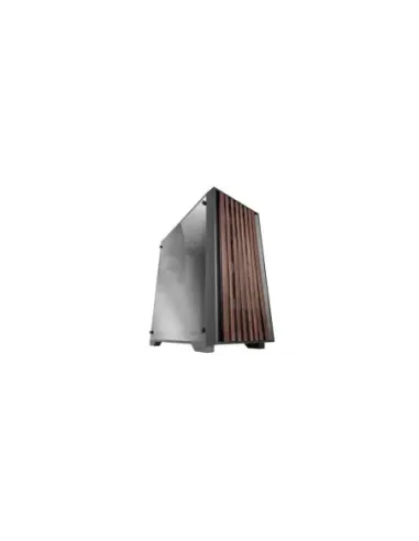 Caja Gaming Semitorre Mars Gaming MC-WOOD/ Cristal Cromado