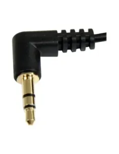 Cable jack 3.5mm startech 0.30m -  macho - macho -  negro