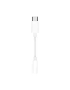 Cable usb tipo c a jack 3.5mm apple macho - hembra blanco
