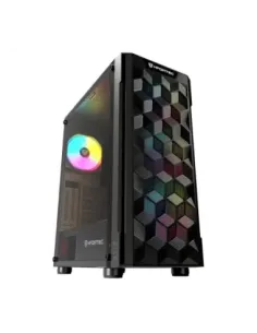 Caja ordenador gaming nfortec azir atx argb cristal templado negra