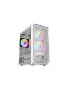 Caja de pc gaming nfortec dys torre micro - atx a - rgb c. templado 3x120 inc. blanc