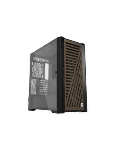 Caja ordenador phoenix gaming artisan noble negra frontal de madera atx filtros antipolvo tipo c