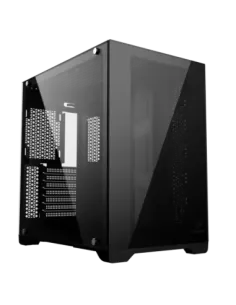 Caja ordenador phoenix gaming zephyr cubo atx doble cristal templado soporte gpu hasta 380mm