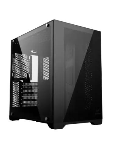 Caja ordenador phoenix gaming zephyr cubo atx doble cristal templado soporte gpu hasta 380mm