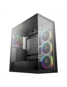 Caja ordenador gaming atx deepcool cg580v2 cristal templado negro